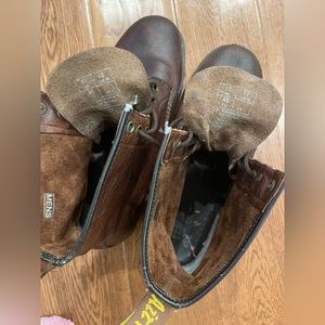 Nicely Worn Men’s Brown Dr Martens Combat Boot, Size 12